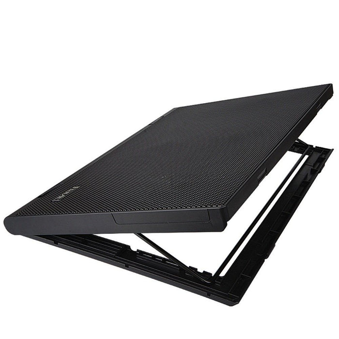 Almohadilla De Enfriamiento Portátil Para Laptop Havit con Soporte Doble Ventilador Negro