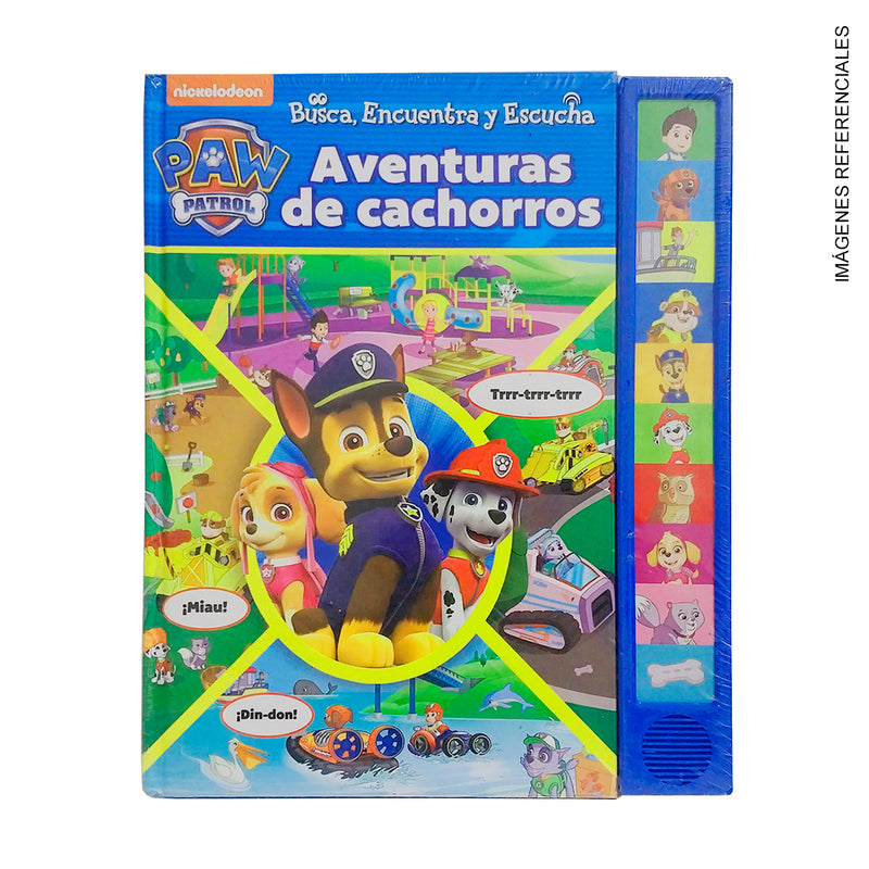 Libro Pi Kids - Nickelodeon - Paw Patrol Busca Y Encuentra Con Sonidos