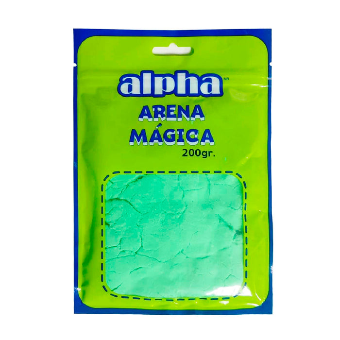Arena Mágica Alpha 57161 Verde 200 gr