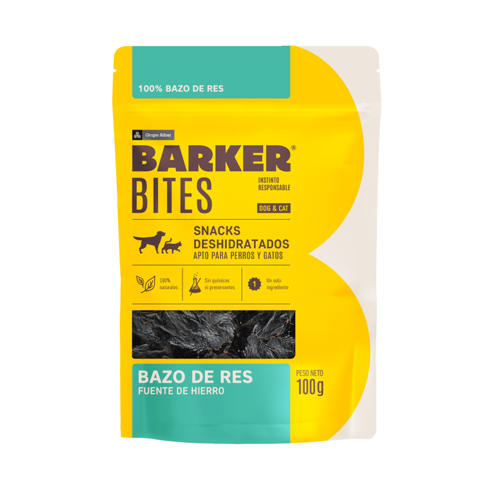Snacks Deshidratados Barker 100 Grs. Bazo De Res