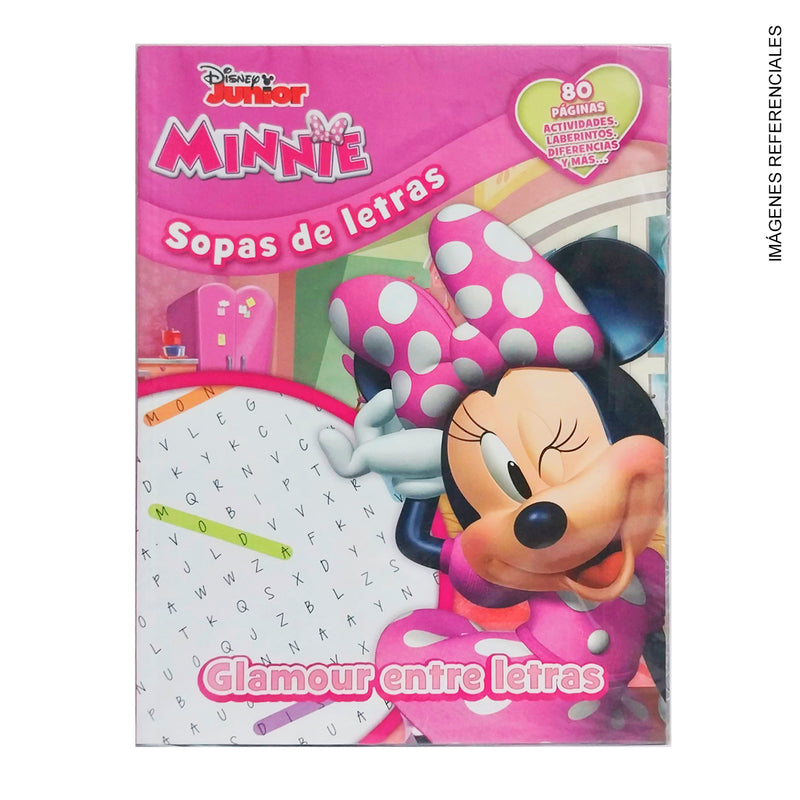 Libro Sopa Letras 80 Pgs Minnie