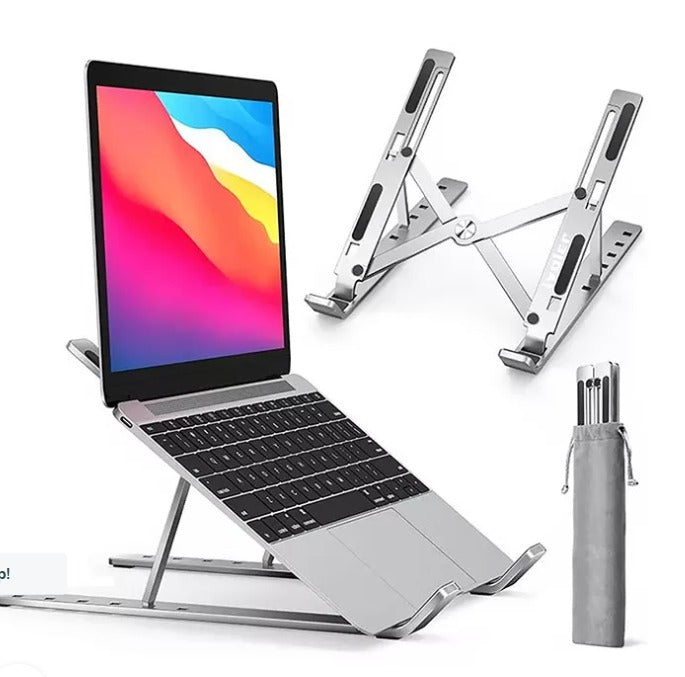Soporte Laptop Aluminio Plegable