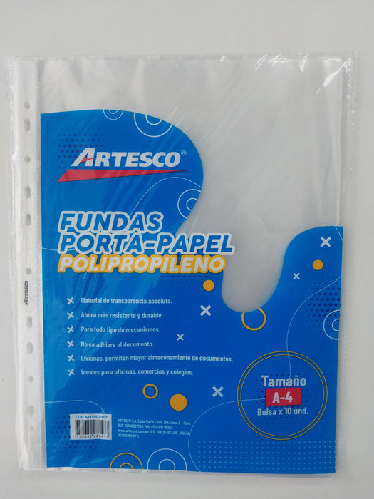 Portapapel Artesco PP A 4 Piel De Naranja