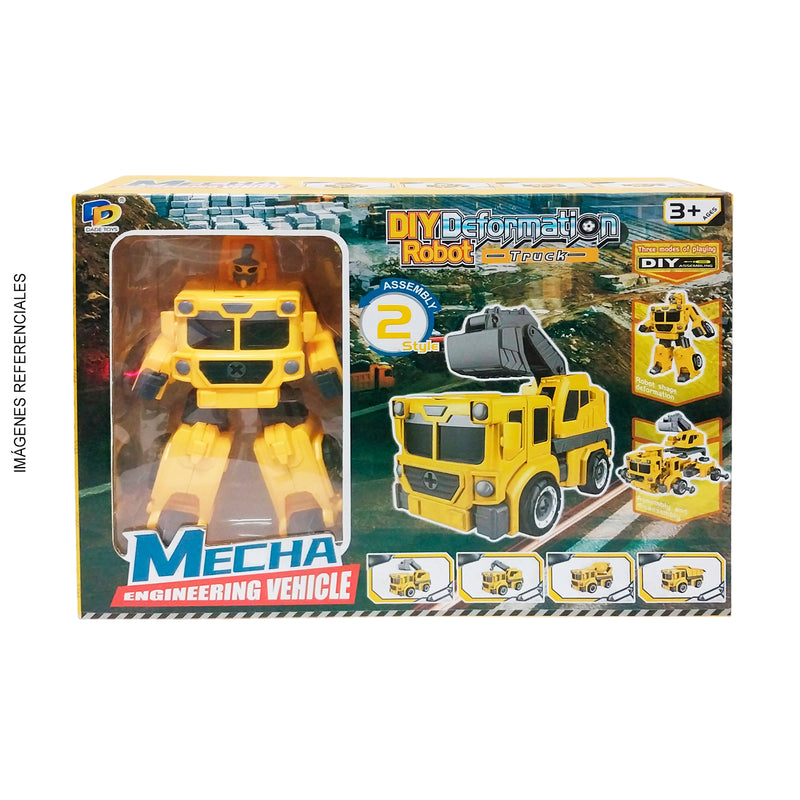 Robot Transforma Carro Construccion - surtidos DY-1031