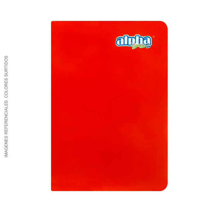 Cuaderno Alpha Scool S T/Renglon C/Sombra 88H C/Marco Rojo
