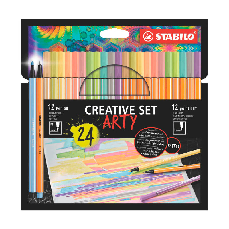 Plumon Stabilo (8868/24-1-20) Sta Point 88 Set Creative Set Arty X 24