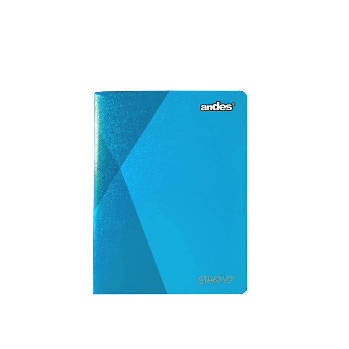 Cuaderno Andes Grapado A4 92H 60Gr Start-Up Rayado Celeste