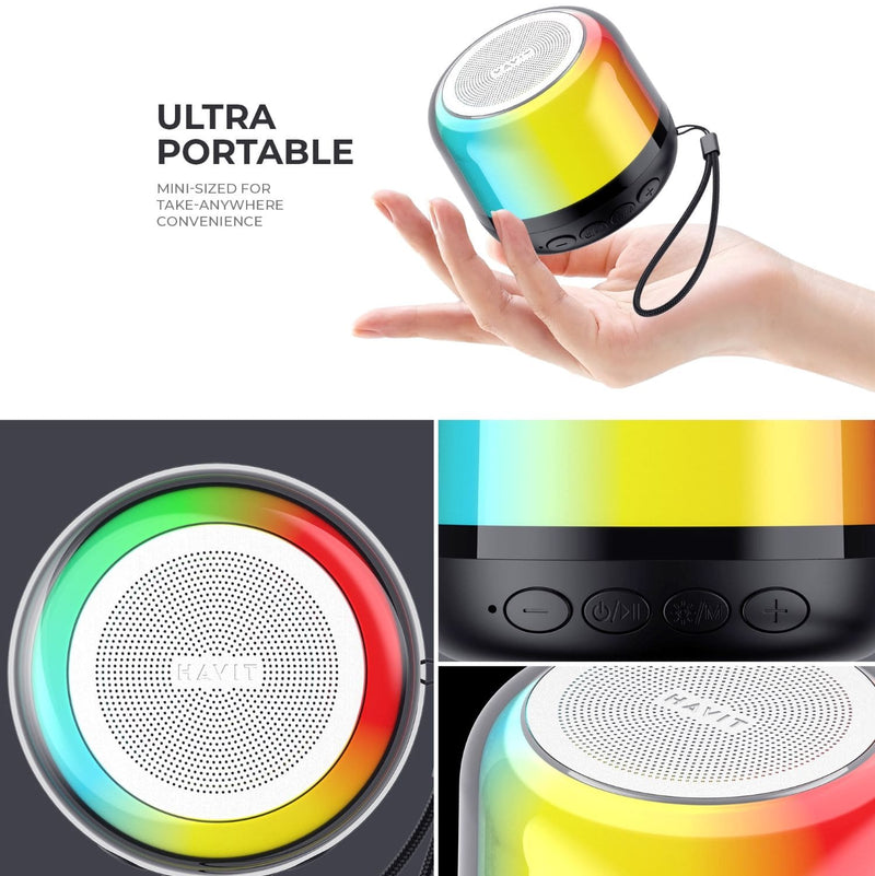 Parlante Havit Sk887Bt Rgb Inalambrico Negro