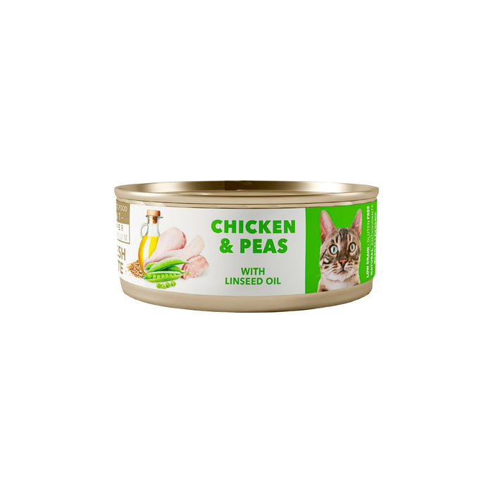 Amity Chicken And Peas Adult Cat Wet Food 80 Gr
