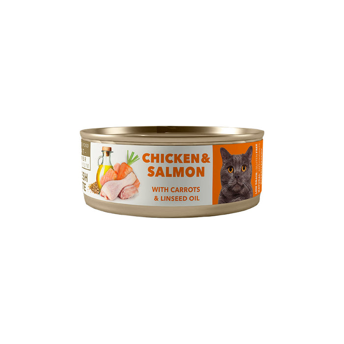 Amity Chicken And Salmon Adult Cat Wet Food 80 Gr