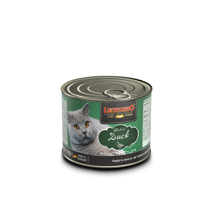 Alimento para Gato Leonardo Rico En Pato (Ente) 200G