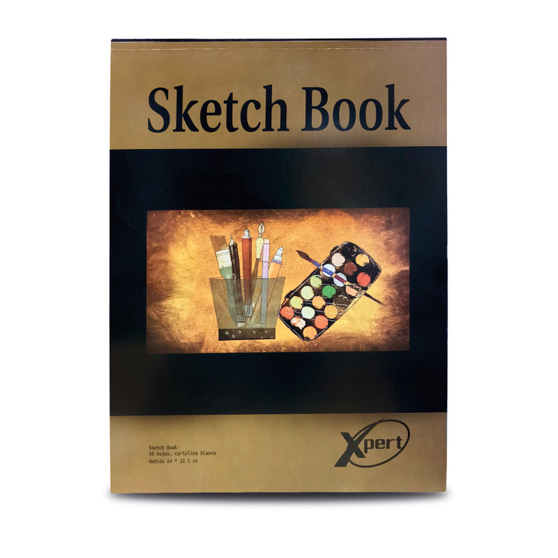 Block X-Pert Sketch de Cartulina 20Hjs (32X24Cm)Cartulinas blancas