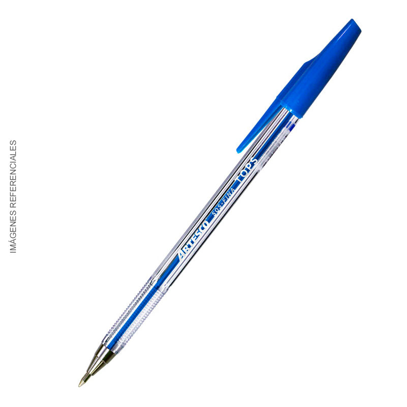 Boligrafo Artesco Tops 505 Pf 0.7Mm Azul