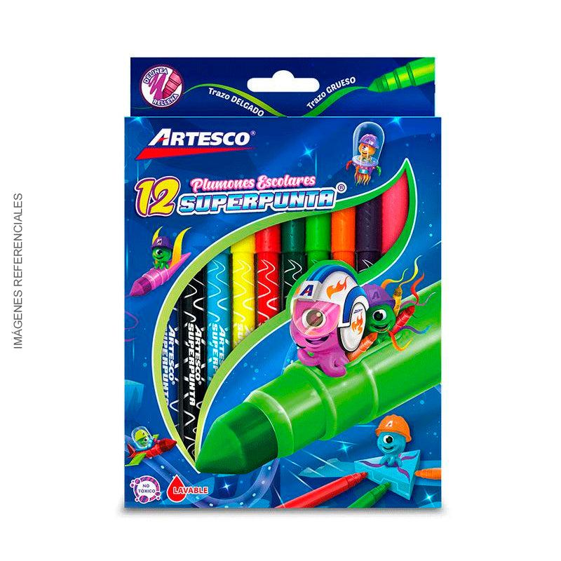 Plumón Artesco Superpunta X12