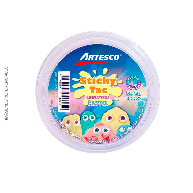 Limpiatipos Artesco Col Pastel 35 Grs