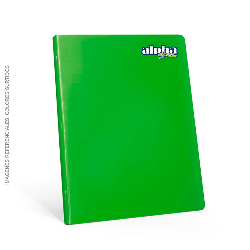 Cuaderno  Alpha Scool T/Reng S/Sombra 92H C/M Rojo