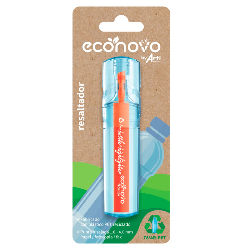 Resaltador Arti Eco Novo Naranja Bli X 1 (Teco-200/54BL)
