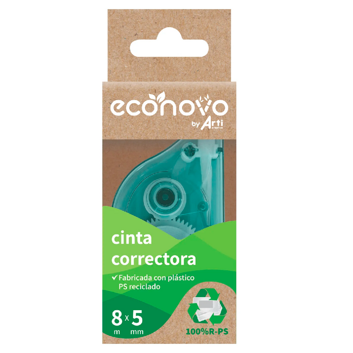 Corrector Arti Eco Novo Cinta 8M Plast Reciclado (Teco-400)