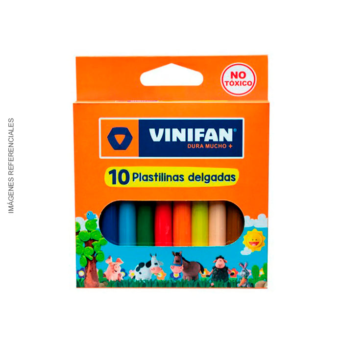 Plastilina Vinifan Delgadas Clasica X 10