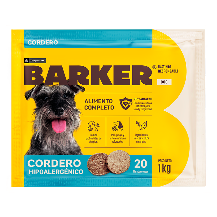 Alimento Completo Barker Cordero 1Kg