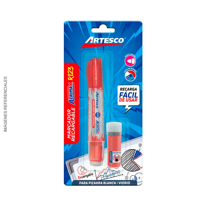 Plumon Artesco P/Piz Acrimax R123 + Cartucho Rojo