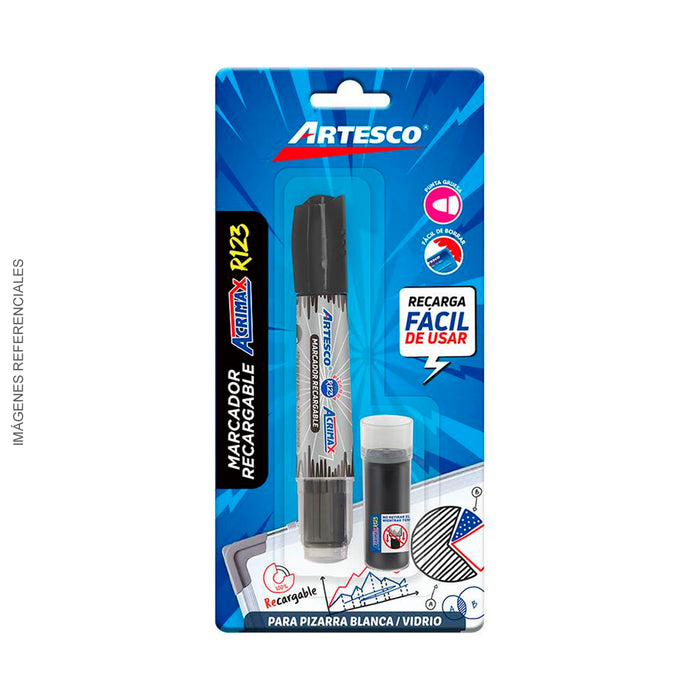 Plumon Artesco P/Piz Acrimax R123 + Cartucho Negro