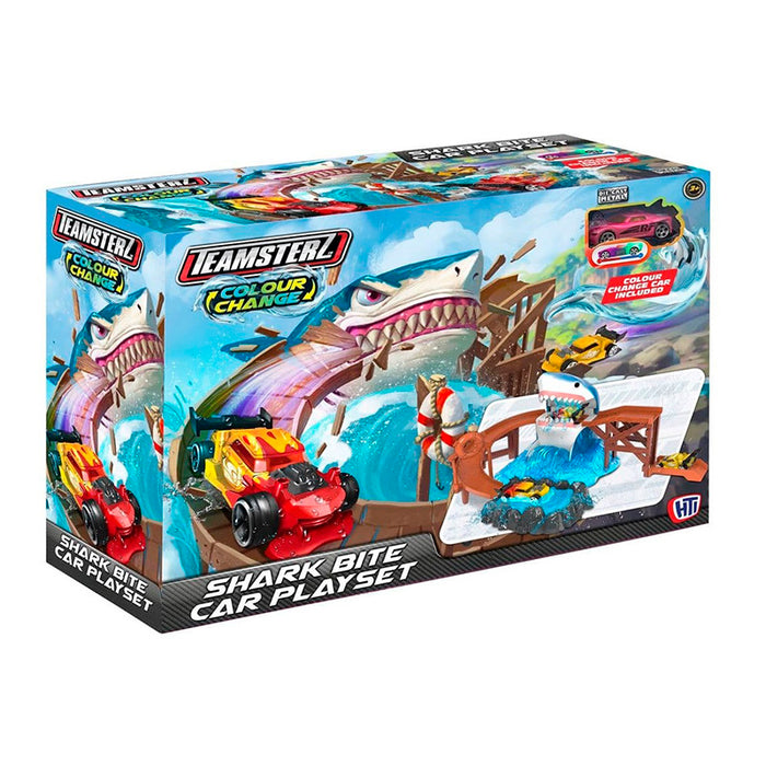 Playset Teamsterz Cambia De Color Shark Bite