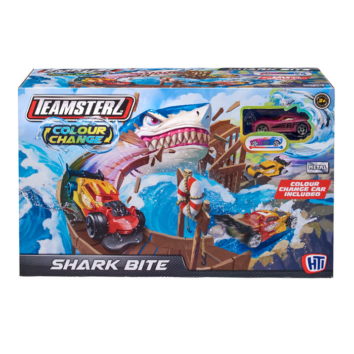 Playset Teamsterz Cambia De Color Shark Bite