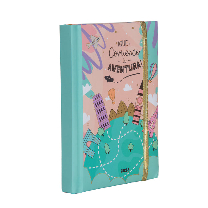 Agenda Artesco 2025 Mujer Travel C/Lapic Gl32 Dorado