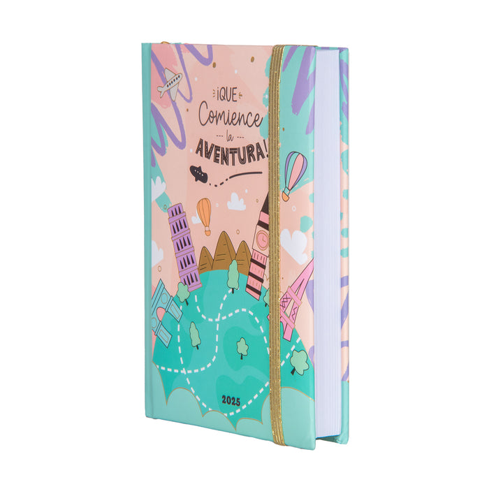 Agenda Artesco 2025 Mujer Travel C/Lapic Gl32 Dorado