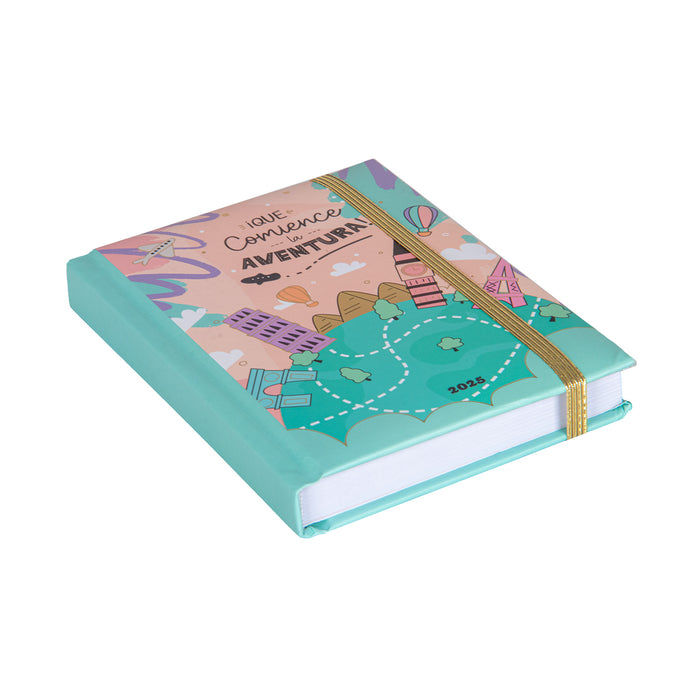 Agenda Artesco 2025 Mujer Travel C/Lapic Gl32 Dorado