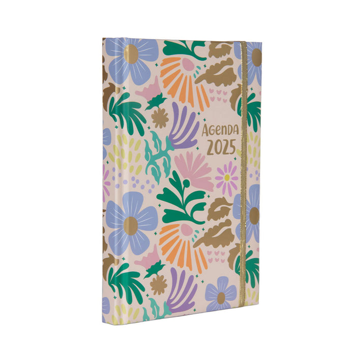 Agenda Artesco 2025 Trendy Golden Renace C/Lapic Gl32 Dorado