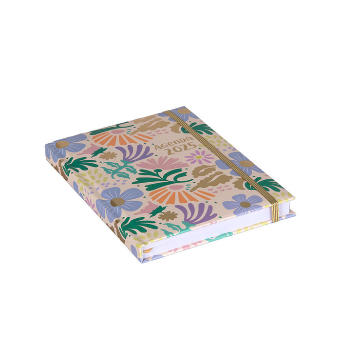 Agenda Artesco 2025 Trendy Golden Renace C/Lapic Gl32 Dorado