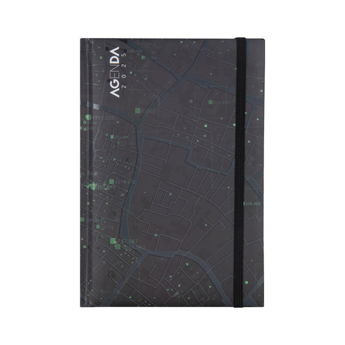 Agenda Artesco 2025 Trendy Met Satel C/Lapic Gl32 Negro