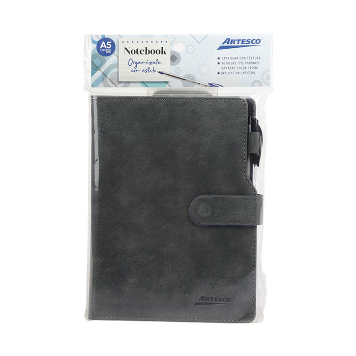 Libreta Artesco Nb Magnet Gris +Lapic Trimax Gl32 Ngo