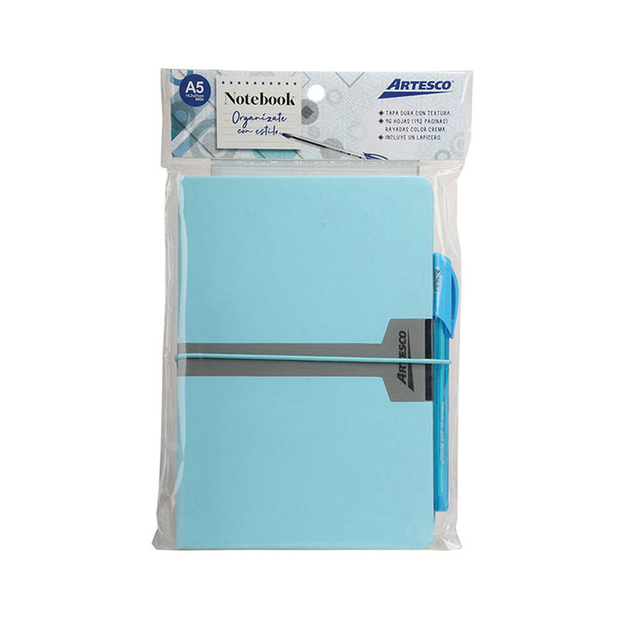 Libreta Artesco Nb Pastel Aqua +Lapic Trimax Gl32M Cte