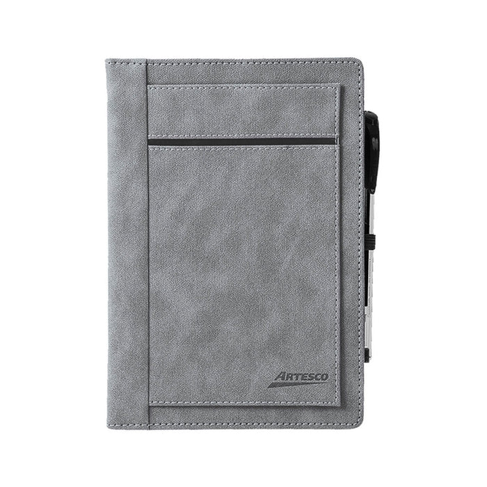 Libreta Artesco Nb Wallet Gris + Lapic Trimax Gl32 Ngo