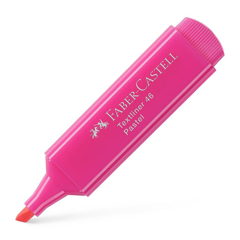 Resaltador Faber (154654)Textliner 1546 Rosado Pastel