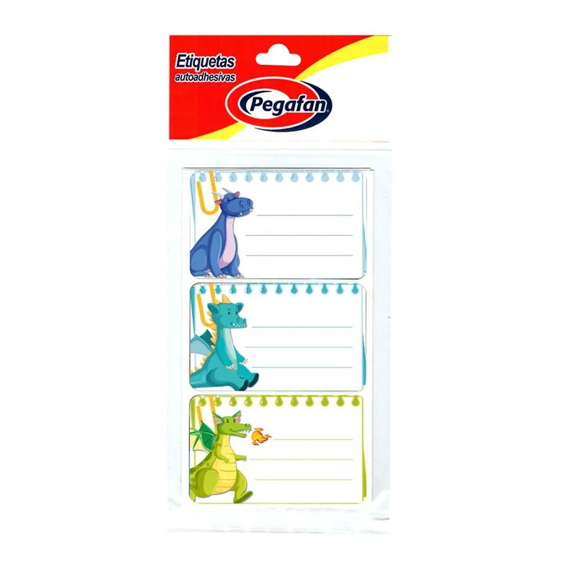 Etiqueta Pegafan_Etq_Escolares_Dinos