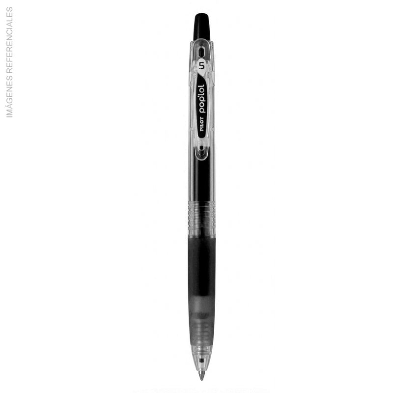 Boligrafo Pilot Tinta / Gel Pop Lop (Bl-Pl-5) Black