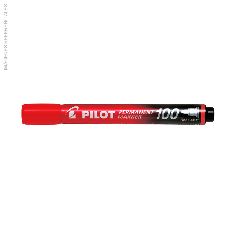 Marcador Pilot Permanente (Sca-100) Rojo