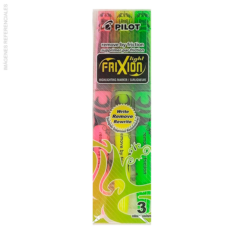 Resaltador Pilot Frixion (Sw-Fl) X3 Ve/Rs/Am