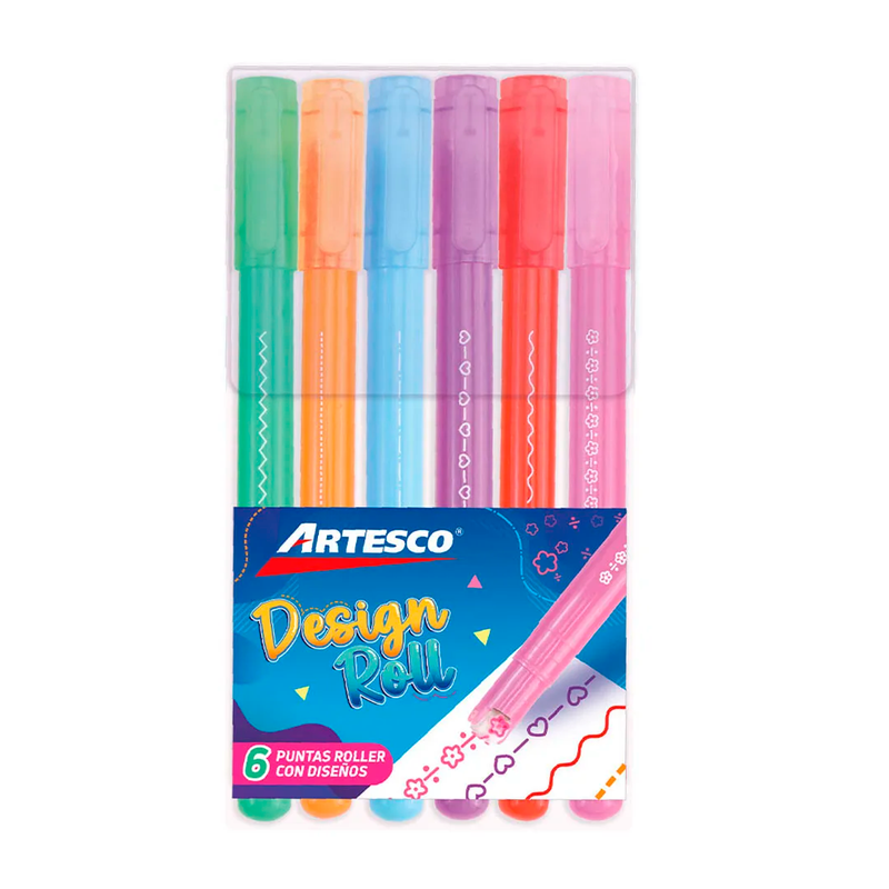 Marcador Artesco Design Roll X6