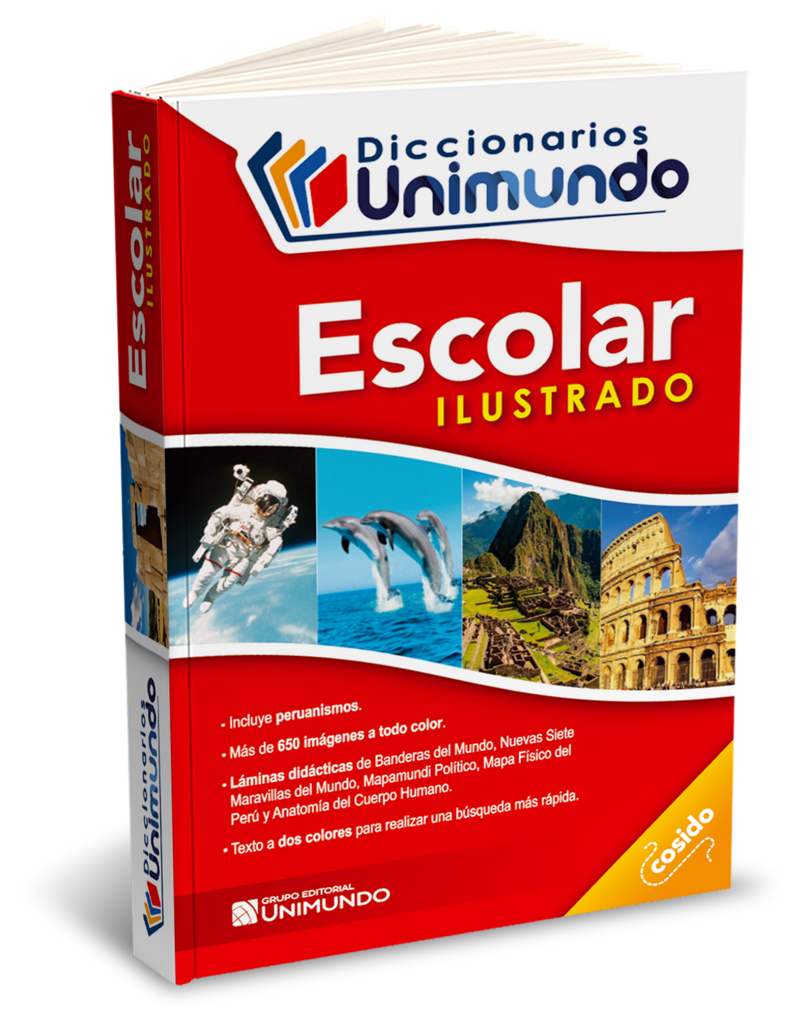 Diccionario Escolar Unimundo Ilustrado - Tapa dura