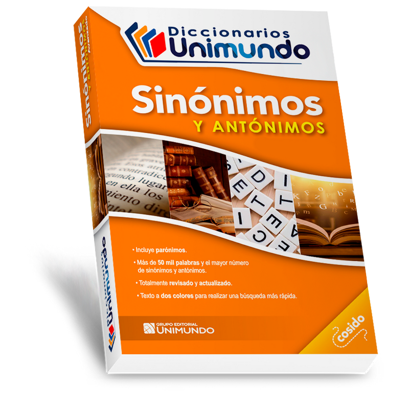 Diccionario Unimundo Sinonimos Y Antonimos Tapa Flexible