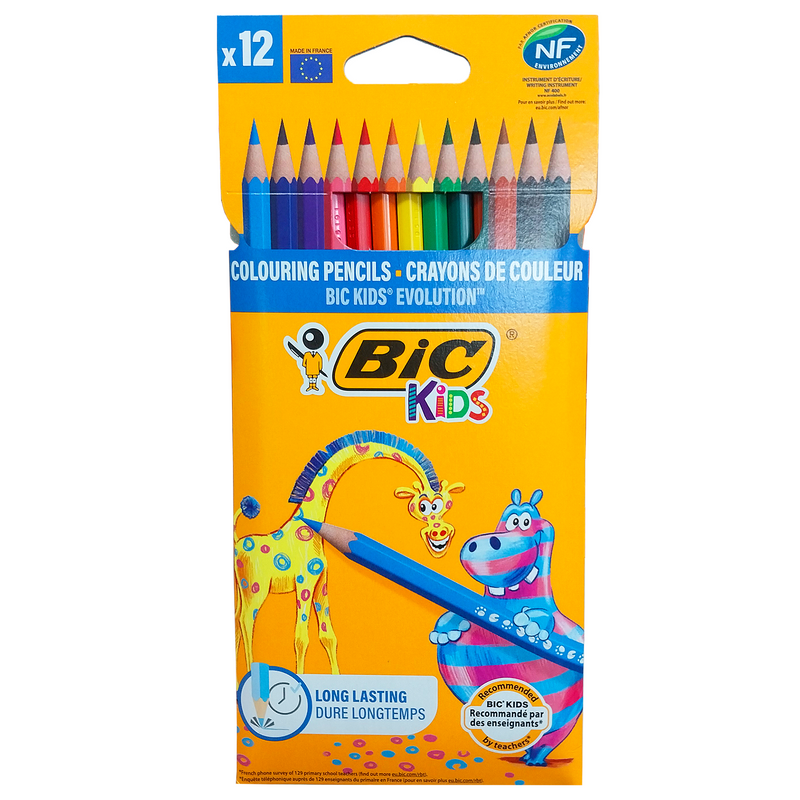 Colores Bic Kids x 12 Unds