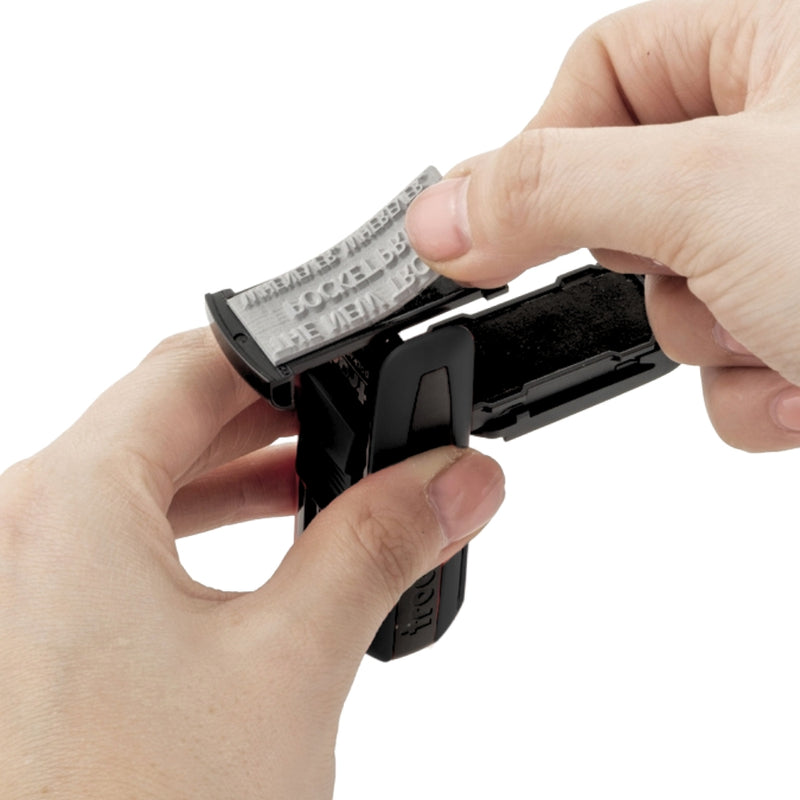 Sello Trodat Pocket 9512 Printy (47X18Mm) Negro