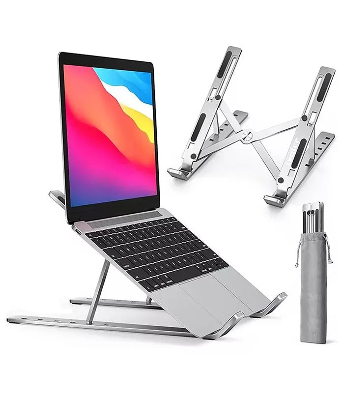 Soporte Laptop Aluminio Plegable