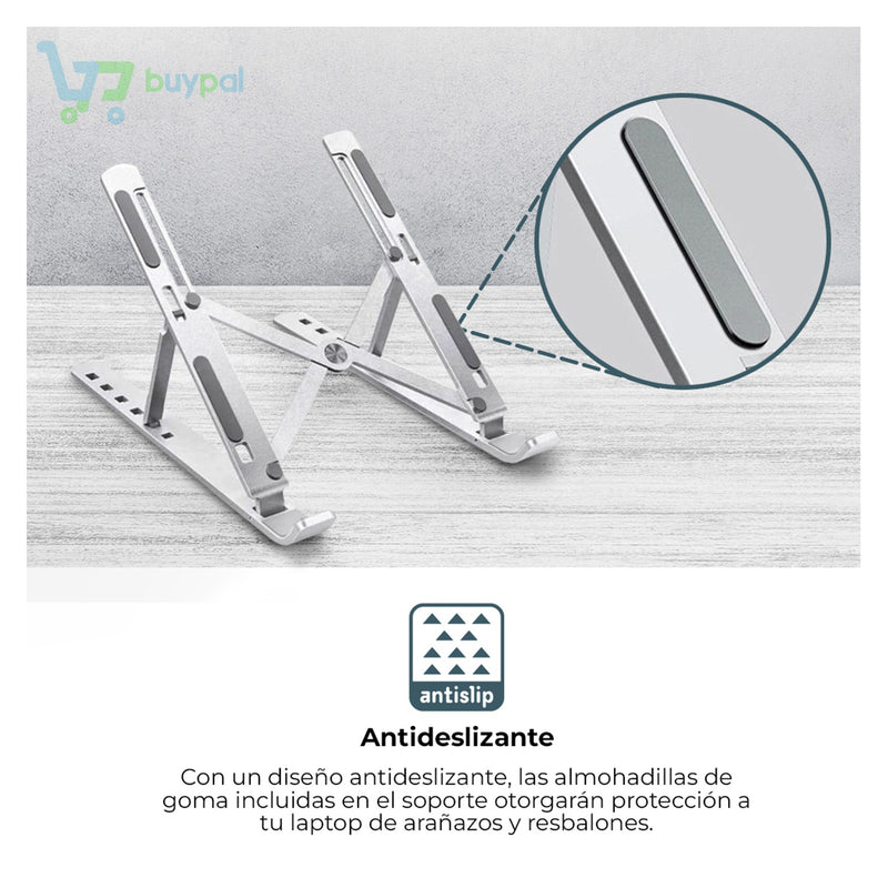 Soporte Laptop Aluminio Plegable