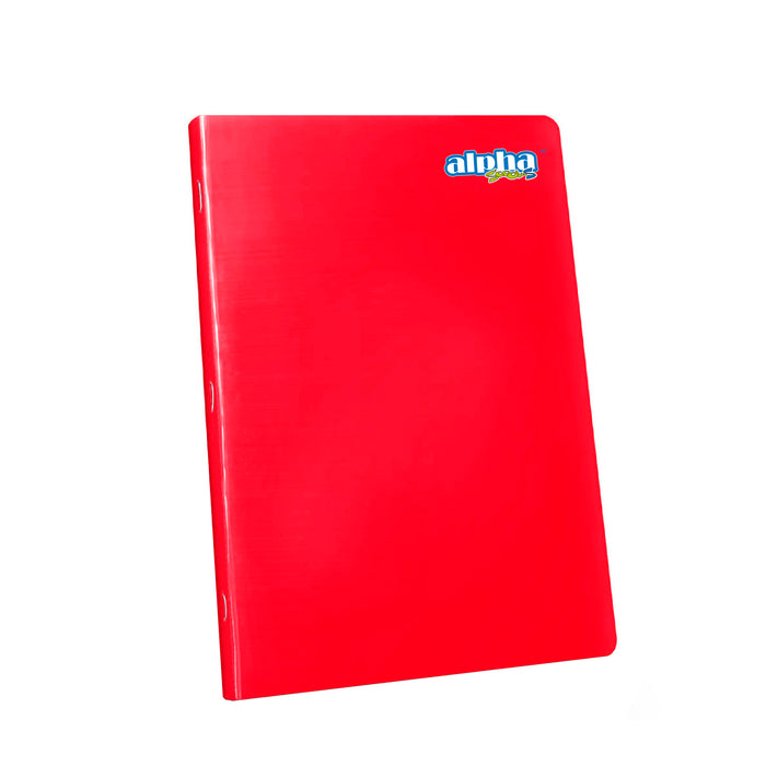 Cuaderno Alpha Scool S T/Renglon C/Sombra 88H C/Marco Rojo